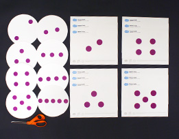 Materials used in Pounce!.