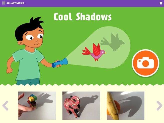 Cool Shadows app screenshot.